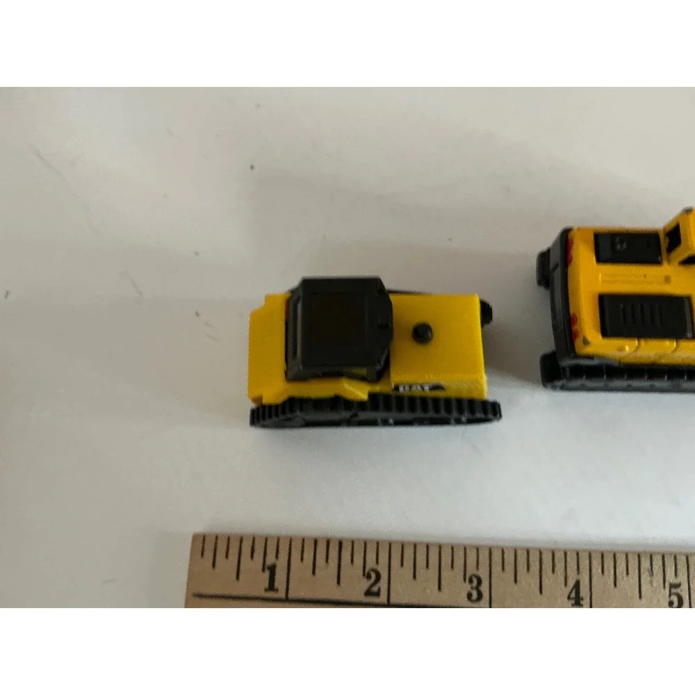 CAT Construction Vehicle Toy Lot Excavator Bulldozer Dump Truck Yellow Mini Set